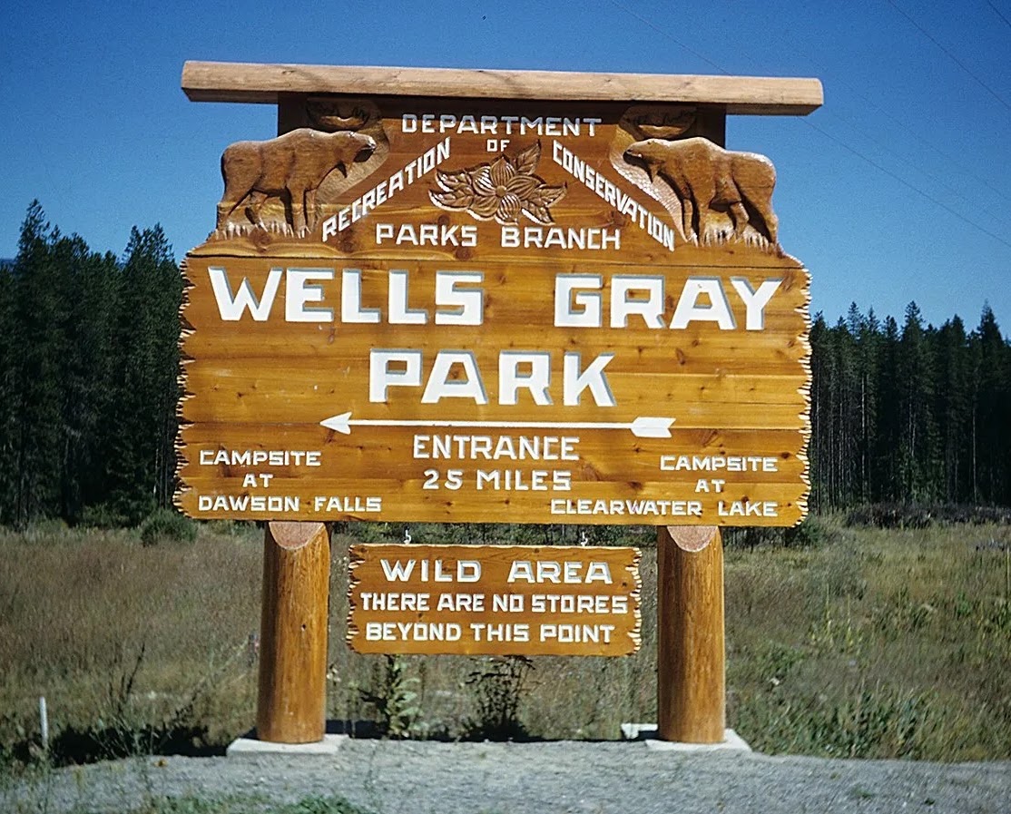 Wells Gray Park Entrance