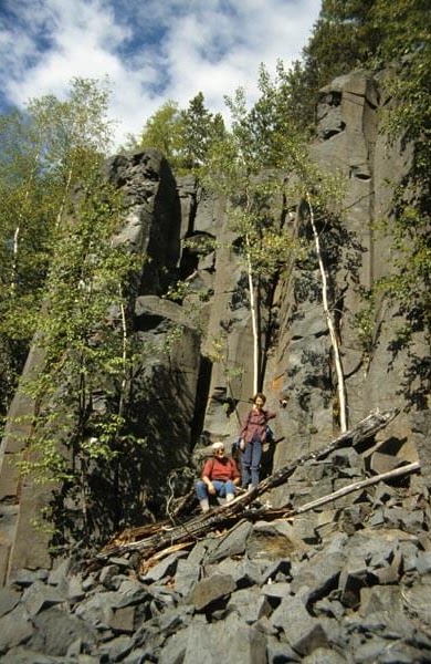 Detailed descriptions of hiking trails on the Guesthouse property are provided at the cabin.